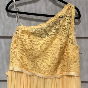 David’s Bridal One Shoulder Bridesmaid Dress